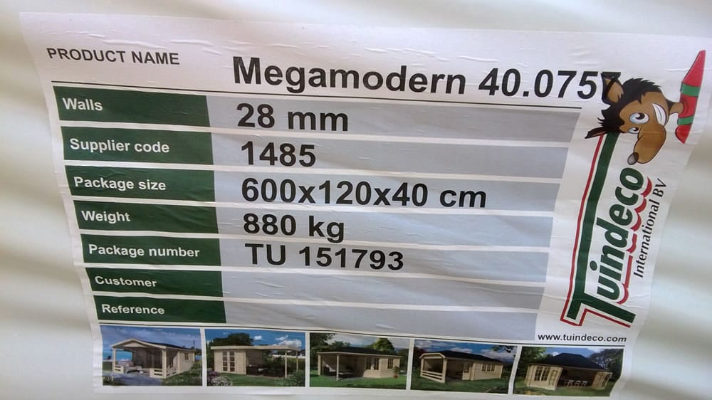 Alternative label , these numbers are important to note before your installation and kept in case of a problem later.