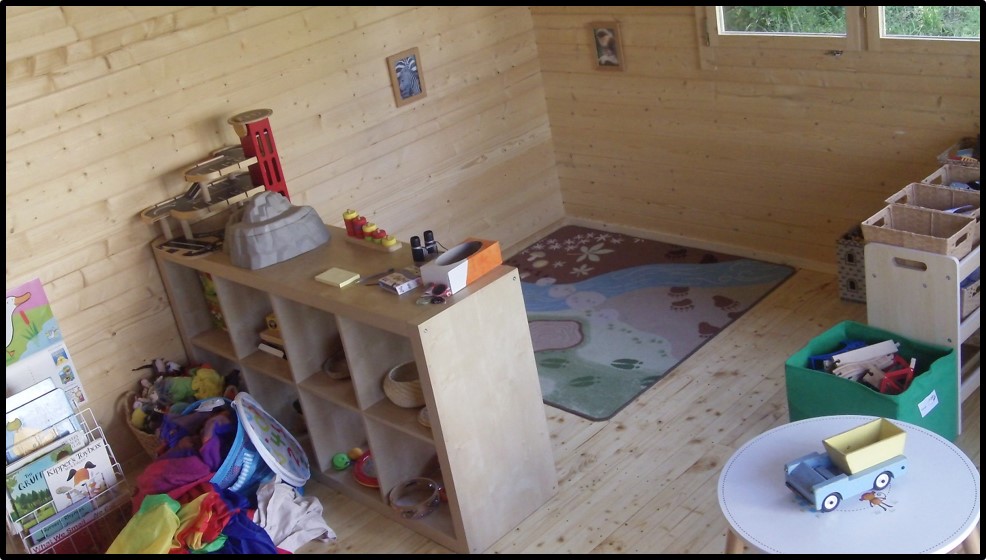 Playroom log cabin