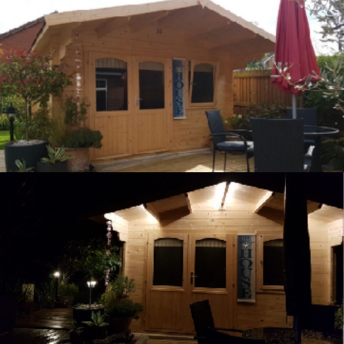 Rosenheim Log Cabin - Fully Painted