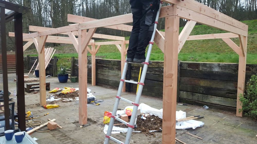 Larch Roof Purlins