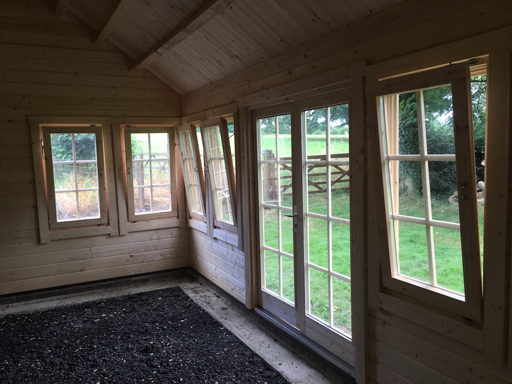 An Inside View Of The Double Glazed Windows And Doors