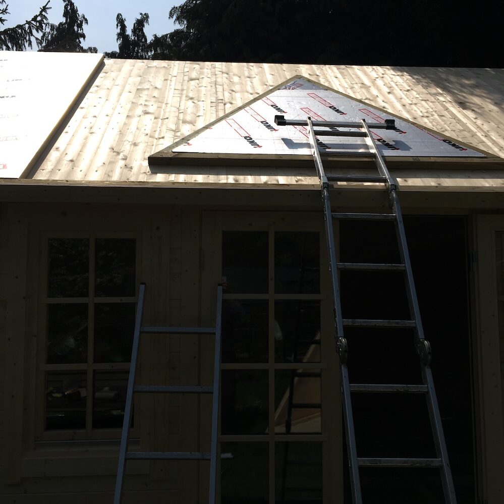 Installing The Clockhouse Roof Insulation