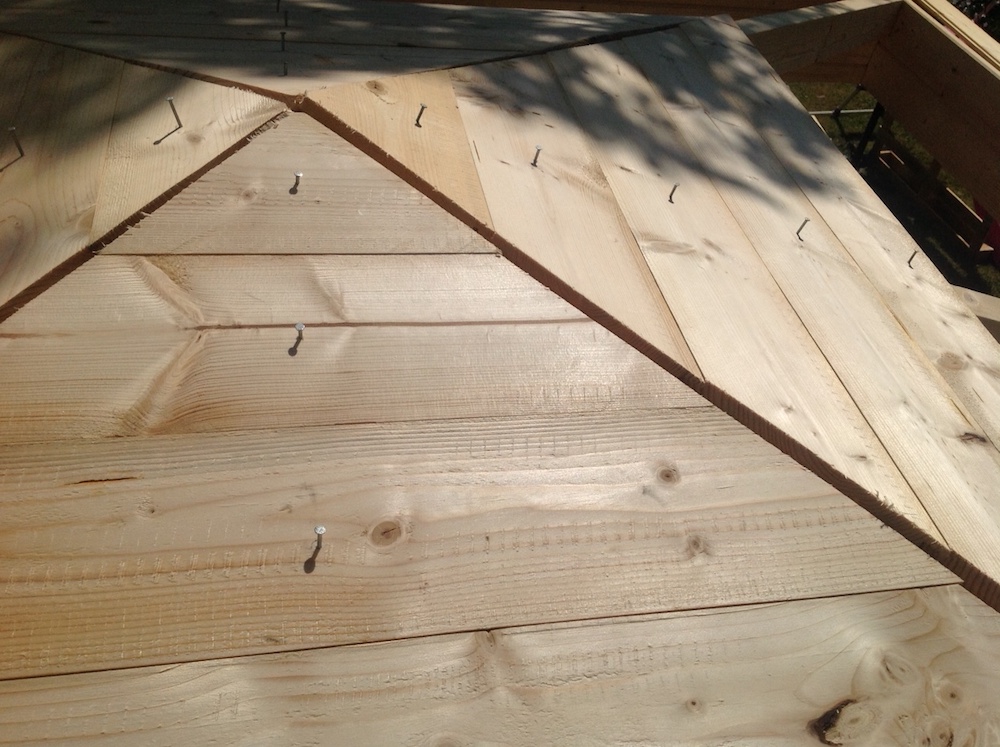 A Completed View Of The Roof Boards For The Asmund