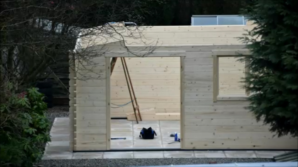 Hendrick Log Cabin Installation
