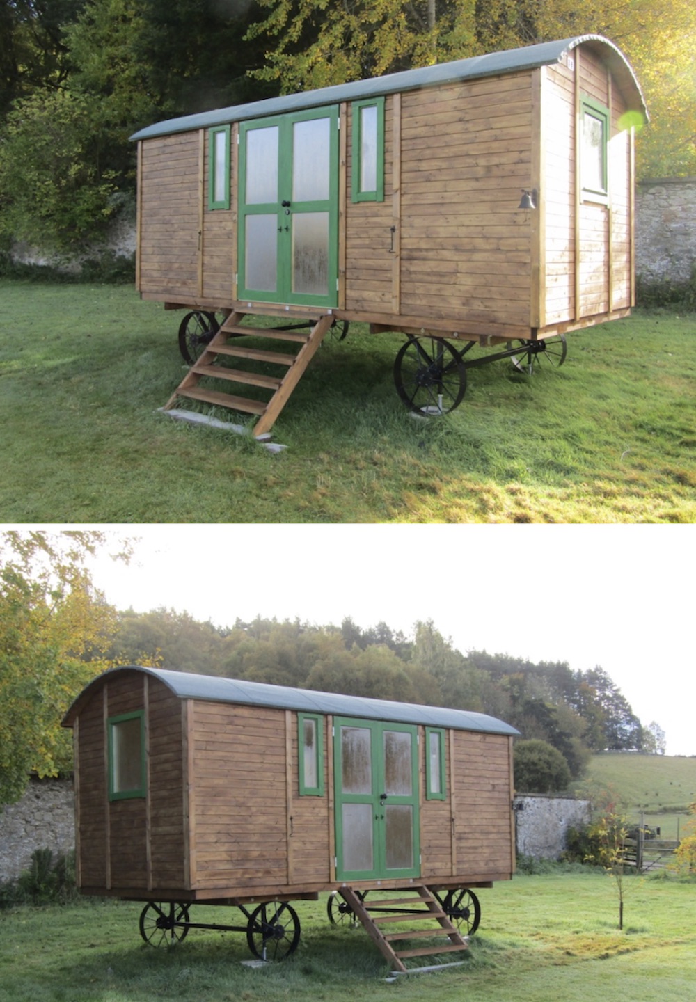 The completed Shepherds Hut Deluxe