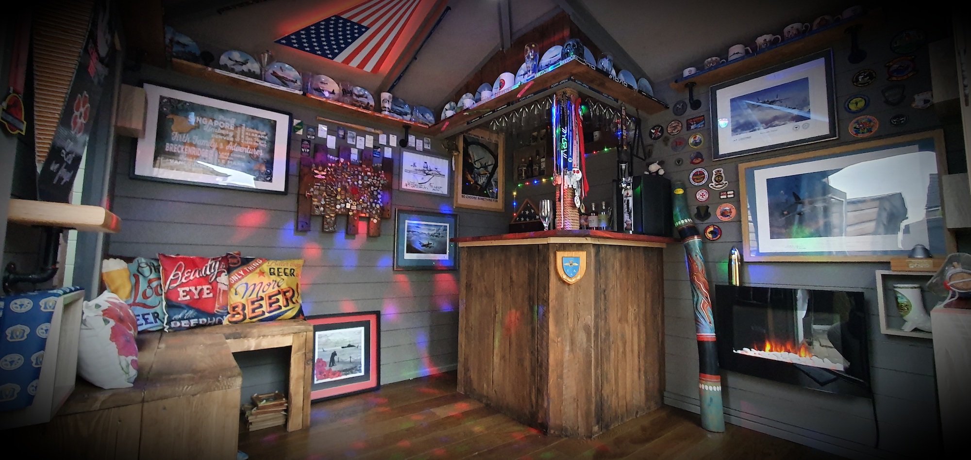 Emma Log Cabin Bar