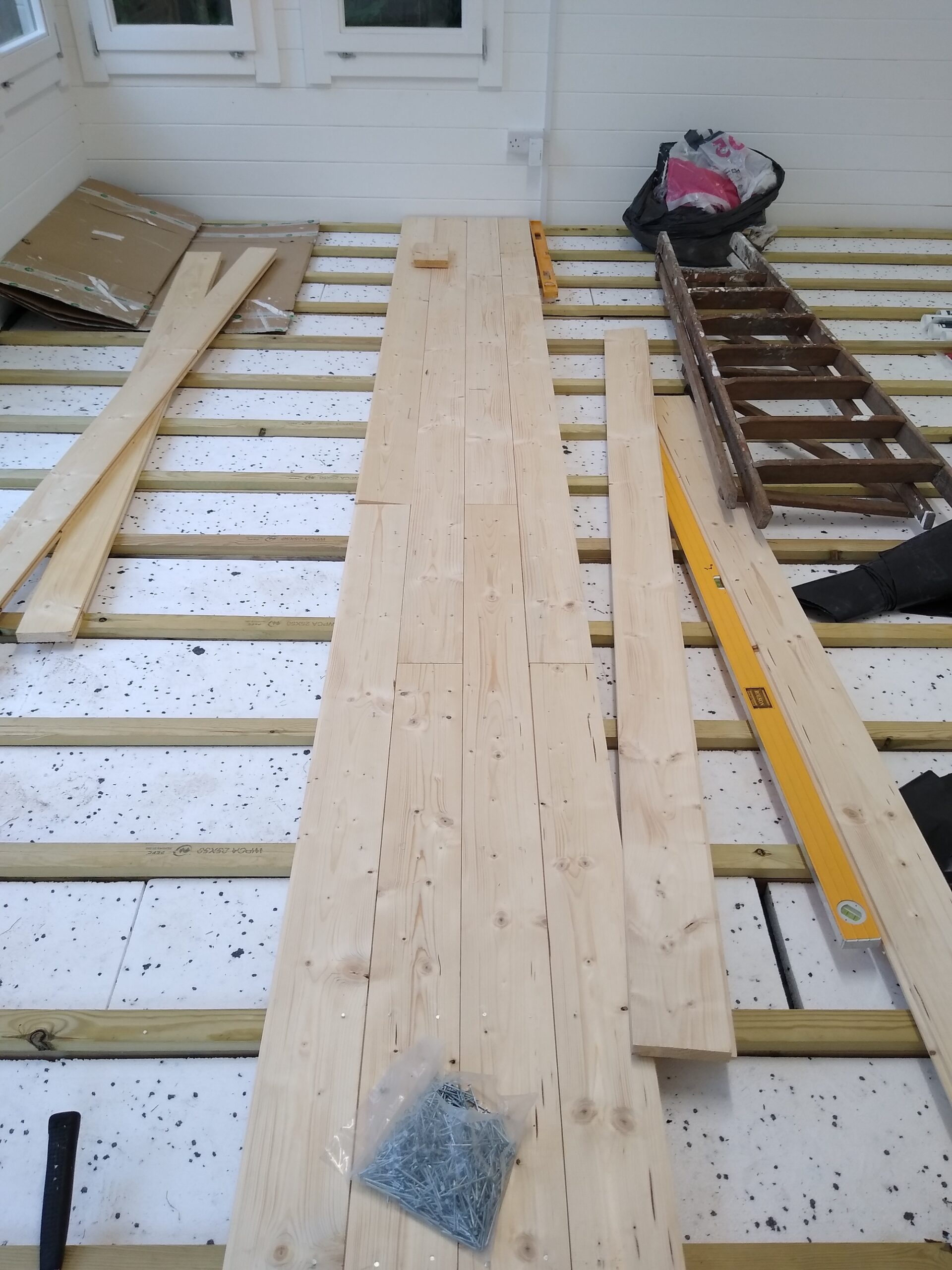 Log Cabin Floor Boards