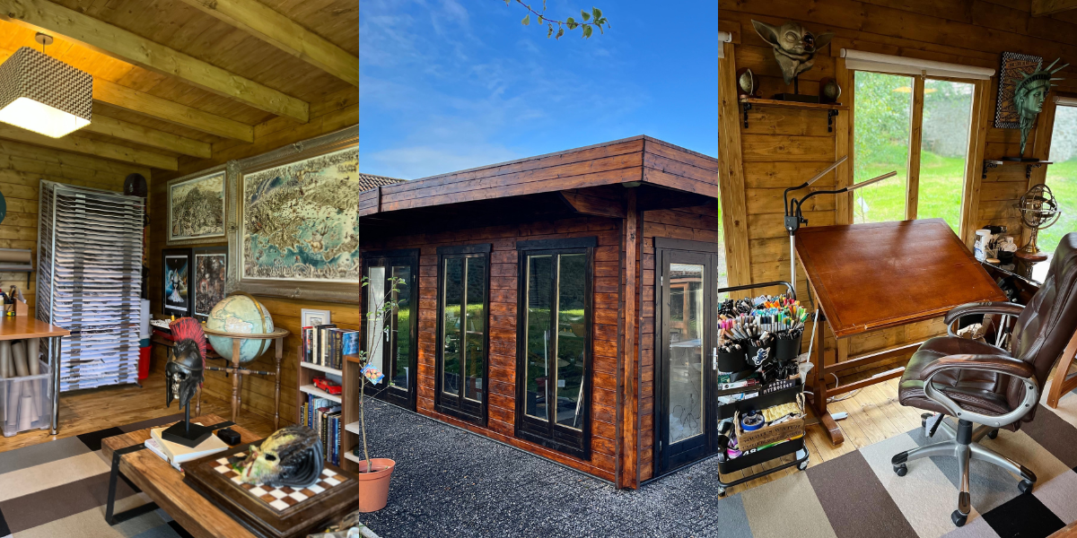 Art Studio - Hildegard Log Cabin