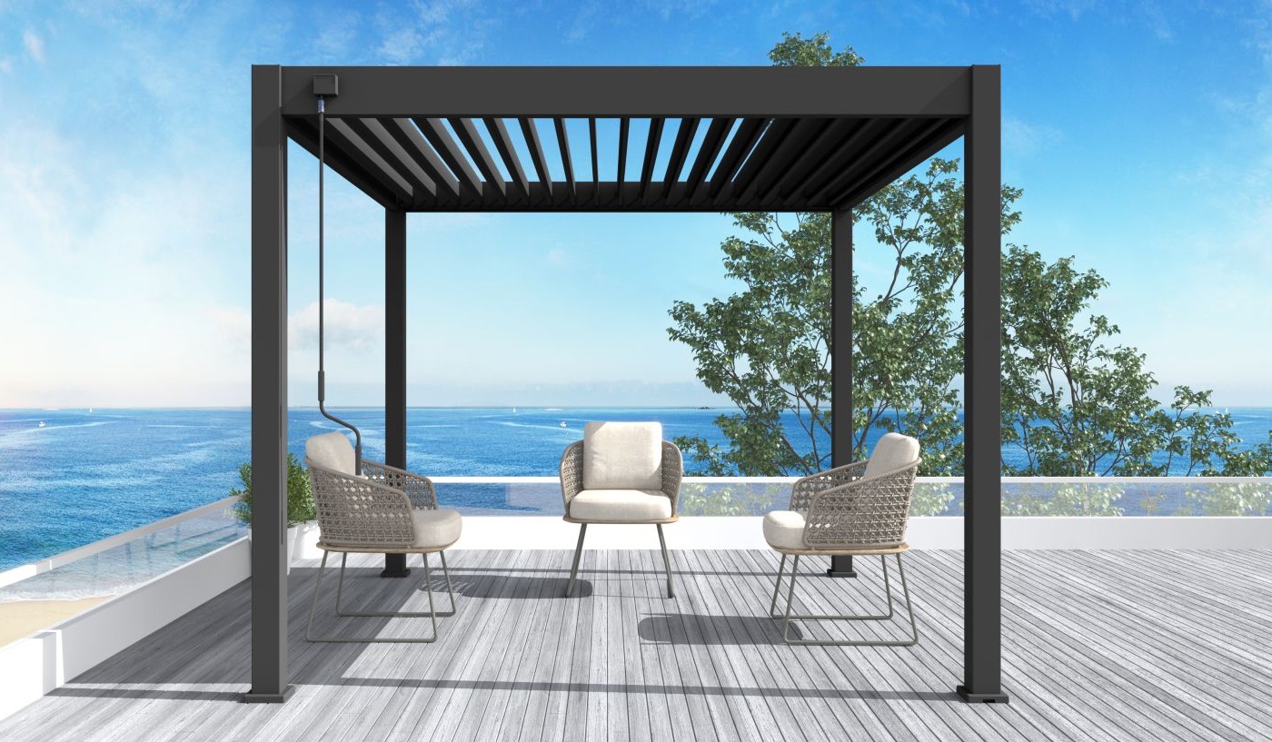 pergola with roof - louvre freestanding and lean to's availableTuin Blog