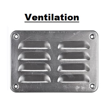 Air vents for log cabins and garden buildings