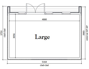 Garden Office Two - Large Size Plans