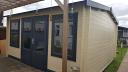 A customers Meaghan 40mm Double glazed log cabin.
