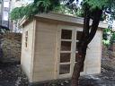 Hypermodern Log Cabin - With Customer applied extra barge boards