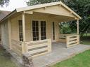 Heino log cabin with a front 2m veranda