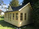 Clockhouse 45mm double glazed log cabin