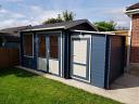 Daisy log cabin with an optional 28mm annexe