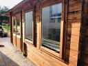 Justine 40mm log cabin - double glazed and treated