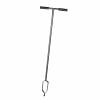 Ground auger for fence posts