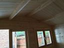 Rorick log cabin roof detailing