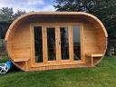 Log cabin office - Oval