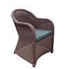 Lawrence Light Brown Rattan Curved Chair