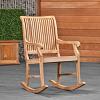 Hardwood garden rocking chair