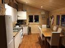 Inside a customers Skerries Log Cabin - Note that plumbing is not included in our installation