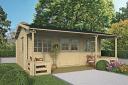 Henning log cabin, ideal for use as a garden office