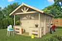 Mari log cabin playhouse