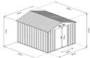 Metal shed gold diagram and sizes