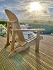 Miami Adirondack Garden Chair on Decking
