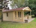 Heino log cabin with a front 2m veranda
