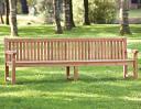 Heavy duty park bench with central support