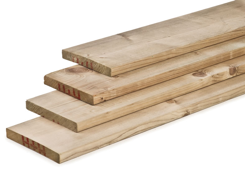 Swedish Spruce Timber Boards 19mm