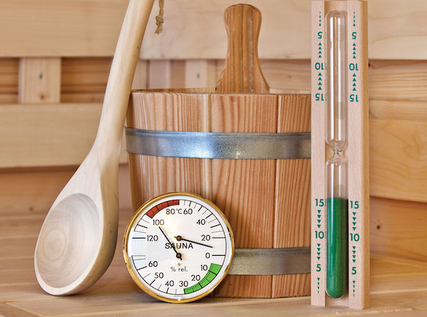 Sauna Accessory Set - Thermometer, Timer,...