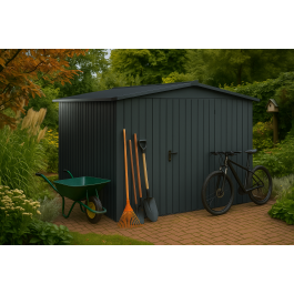 Ecostar Metal Garden Shed 2.62 x 2.62m