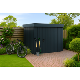 Ecostar Modern Metal Garden Shed 2.14 x 1.66m