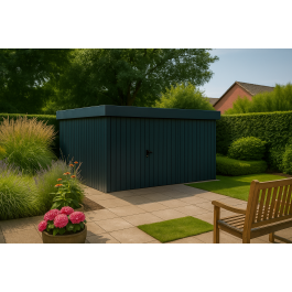 Ecostar Modern Metal Garden Shed 2.62 x 2.62m